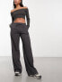 Фото #2 товара Stradivarius tailored pull on trouser in grey