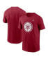 Men's Crimson Oklahoma Sooners Primetime Evergreen Alternate Logo T-Shirt