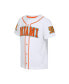 Toddler White Miami Hurricanes Buddy Baseball T-Shirt