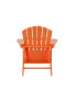 Фото #47 товара Adirondack Chair with Footrest Ottoman Set (Set of 2)