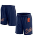 Men's Navy Detroit Tigers Clincher Mesh Shorts