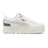 Фото #1 товара Puma Mayze Leather Platform Womens White Sneakers Casual Shoes 38198342