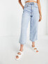 Stradivarius cropped denim jean in light wash