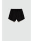 Фото #1 товара Women's High-Waisted Straight-Fit Cupro Shorts