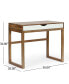 Contemporary Mango Wood Writing Desk With Drawer Бежевый, 1 Count - фото #2