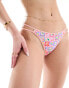 Фото #3 товара Kulani Kinis citroen coast twin strap cheeky bikini bottom in multi