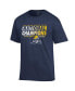 Фото #5 товара Men's Navy Michigan Wolverines College Football Playoff 2023 National Champions Helmet T-shirt