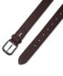 Фото #3 товара Men's Enamel Logo Ornament Casual Leather Belt