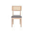 Dining Chair DKD Home Decor Fir Polyester Dark grey (46 x 53 x 90 cm)