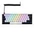Sharkoon SGK50 S4 - 60% - USB - QWERTY - RGB LED - White