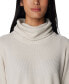 Фото #3 товара Women's Holly Hideaway Waffle Cowl-Neck Pullover Top