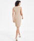 ფოტო #2 პროდუქტის Women's Tab-Waist Sheath Dress