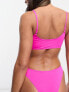 ellesse Brelian bikini top in pink