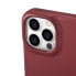 Фото #13 товара Skórzane etui iPhone 14 Pro Max z klapką magnetyczne MagSafe CE Premium Leather bordowy