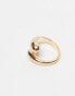 Kaiia chunky wrap ring in gold