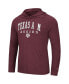 Men's Heathered Maroon Texas A&M Aggies Campus Long Sleeve Hooded T-shirt