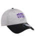 Фото #2 товара Men's Heather Gray/Black Sacramento Kings Active Digi-Tech Two-Tone 9forty Adjustable Hat