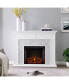 Anika Marble Tiled Electric Fireplace