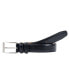 Leather Dress Men's Belt with Double Belt Loop