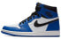 Фото #1 товара Кроссовки Nike Air Jordan 1 Retro High Game Royal (Белый, Синий)