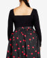 Фото #3 товара Plus Size Siena Midi Skirt