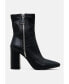 Фото #1 товара Valeria pointed toe high ankle boots with side zipper