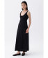 Women's V-Neck Midi Dress