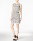 Фото #1 товара Платье из двойного кружева Kensie Layered Lace Ivory S