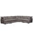 Фото #2 товара Rhyder 5-Pc. Fabric Sectional Sofa with Apartment Sofa, Created for Macy's