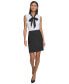 ფოტო #5 პროდუქტის Women's Seamed Zip-Back Mini Skirt