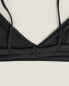 Plain anthracite grey beach bikini top