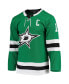 Men's Jamie Benn Kelly Green Dallas Stars Home Captain Patch Authentic Pro Player Jersey