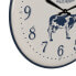 Настенное часы Чёрный Кремовый Железо 62 x 62 x 6,5 cm