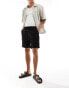 Brave Soul cotton chino short in black