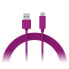 Фото #1 товара Xlayer 214352 - 1 m - USB A - USB C - USB 3.2 Gen 1 (3.1 Gen 1) - 5000 Mbit/s - Violet