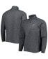 ფოტო #1 პროდუქტის Men's Heathered Charcoal St. Louis Blues Course Quarter-Zip Jacket