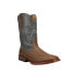 Фото #2 товара Roper Henry TooledInlay Squared Toe Cowboy Mens Brown Casual Boots 09-020-0191-