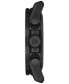 ფოტო #2 პროდუქტის Men's Swiss Chronograph Supersport Black Leather Strap Watch 46mm
