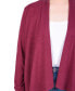 ფოტო #4 პროდუქტის Petite Long Sleeve Swing Cardigan Sweater