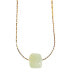 Beetle — Green bead jade necklace