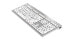 Фото #4 товара Logickeyboard ALBA - Full-size (100%) - USB - Scissor key switch - AZERTY - Silver