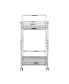 Ivers Metal Mirrored Bar Cart