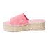 Фото #3 товара BEACH by Matisse Skylar Espadrille Platform Womens Pink Casual Sandals SKYLAR-6