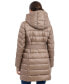 Фото #2 товара Women's Belted Hooded Puffer Coat, Created for Macy's