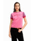 ფოტო #1 პროდუქტის Women's Seamed logo T-shirt