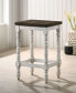 Фото #4 товара Hollia Farmhouse 2 Piece Solid Wood Counter Height Stools Set