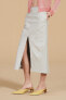 Фото #2 товара Leather midi skirt - limited edition
