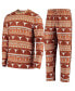 Фото #1 товара Пижама Concepts Sport Texas Orange Longhorns Ugly Sweater