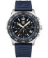 ფოტო #1 პროდუქტის Men's Swiss Chronograph Pacific Diver Blue Rubber Strap Watch 44mm