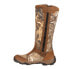 Фото #5 товара Rocky Retraction SideZip Snake Camo Round Toe Pull On Mens Brown Casual Boots R